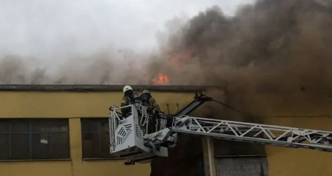Son dakika: Başakşehir Sanayi Sitesi'nde yangın çıktı