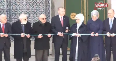 Başkan Erdoğan, Topkapı sarayında restorasyonu tamamlanan alanların açılışını gerçekleştirdi | Video
