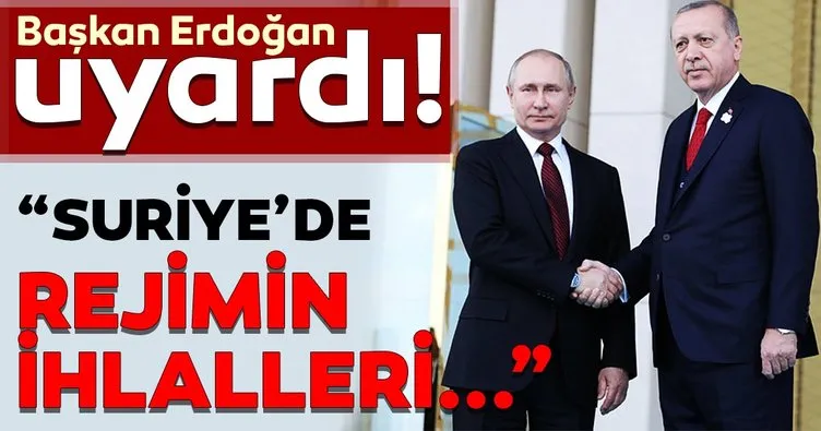 Son Dakika: Erdoğan- Putin görüşmesi