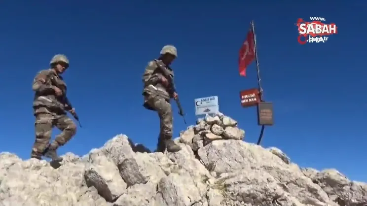 Davraz Dağı'nın zirvesine Mehmetçik'ten Gaziler Günü yürüyüşü | Video