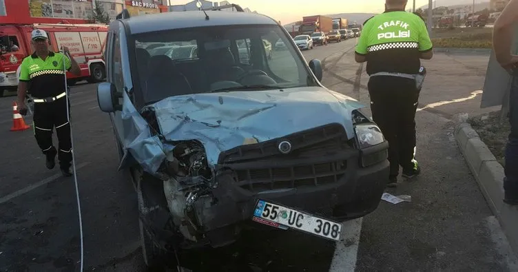 Samsun’da trafik kazası: 4 yaralı!