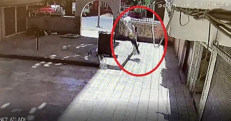 Diyarbakır’da korkunç olay! Silahı görünce 7’nci kattan atladı