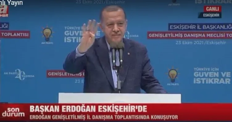 Son dakika haberi: Başkan Erdoğan Eskişehir’de