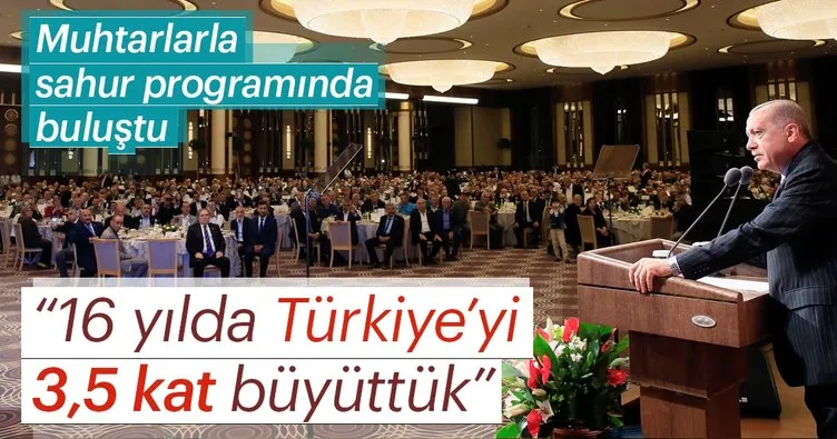 Cumhurbaşkanı Erdoğan: Biz bu ülkenin hizmetkarı olacak bir nesil yetiştirmek istiyoruz