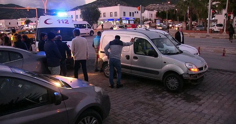 Bodrum’da trafik kazası: 1 yaralı