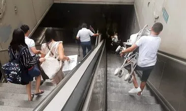 Taksimde yürüyen merdiven çilesi bitmiyor