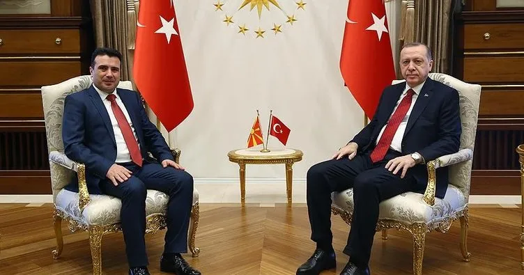 Son dakika haberi: Cumhurbaşkanı Erdoğan, Makedonya Başbakanı Zaev’i kabul etti