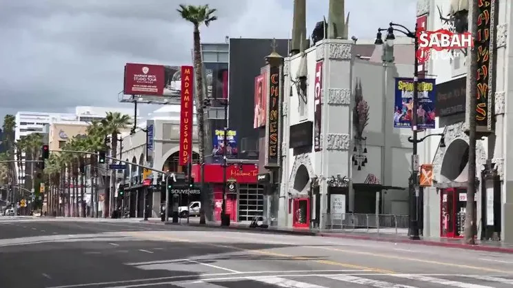 ABD'nin Los Angeles şehri sokaklarındaki corona virüsü dehşeti etkisi kamerada | Video