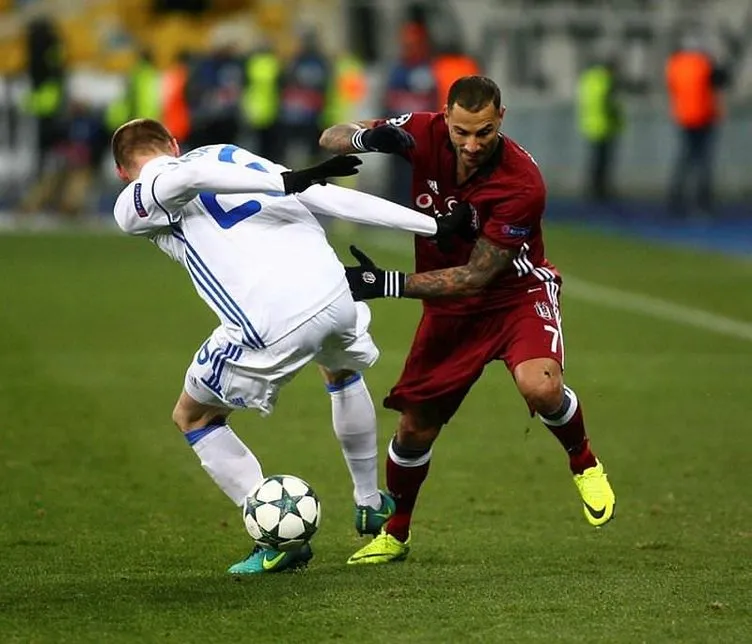 Dinamo Kiev - Beşiktaş maçından kareler