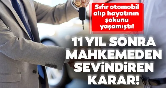 sifir otomobil aldiktan sonra hayatinin