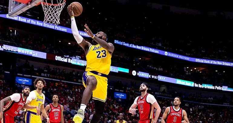 Pelicans’ı geçen Lakers, play-off turunda