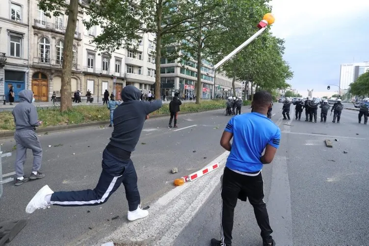 Brüksel'deki ırkçılık karşıtı gösterinin ardından lüks mağazalar yağmalandı