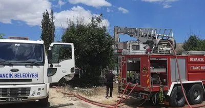 Köy evi alev alev yandı #corum