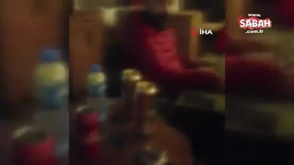 İstanbul'da kısıtlamada kafede okey oynayanlara polis baskını kamerada | Video