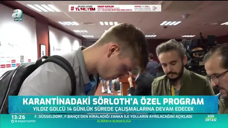 Sörloth'a özel karantina programı