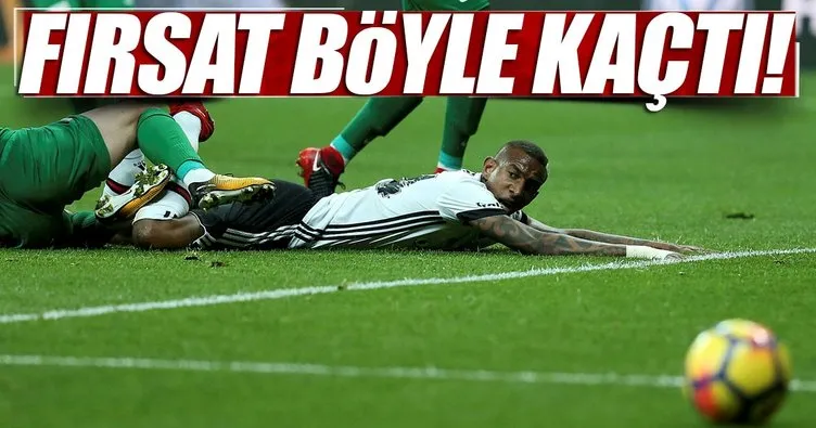 Beşiktaş fırsat tepti: 0-0