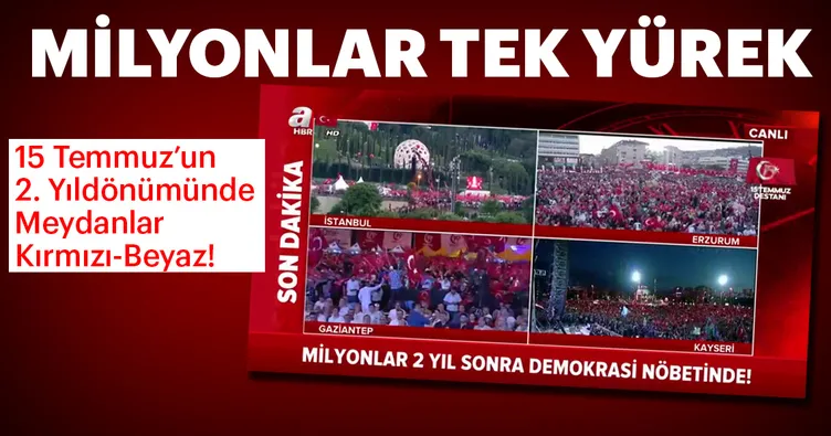 Milyonlar Tek Yürek!