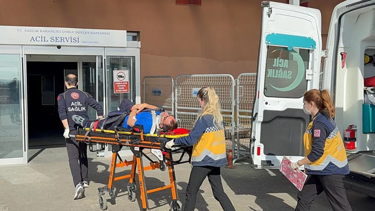 Tekirdağ’da 2 farklı düşme vakası: 1’inin durumu kritik!