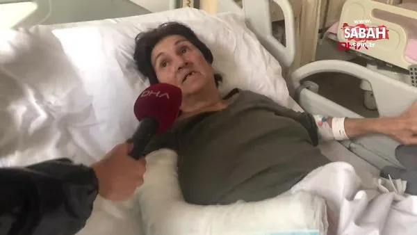 İstanbul'da çekiciden düşen yaşlı kadın hastanede konuştu!
