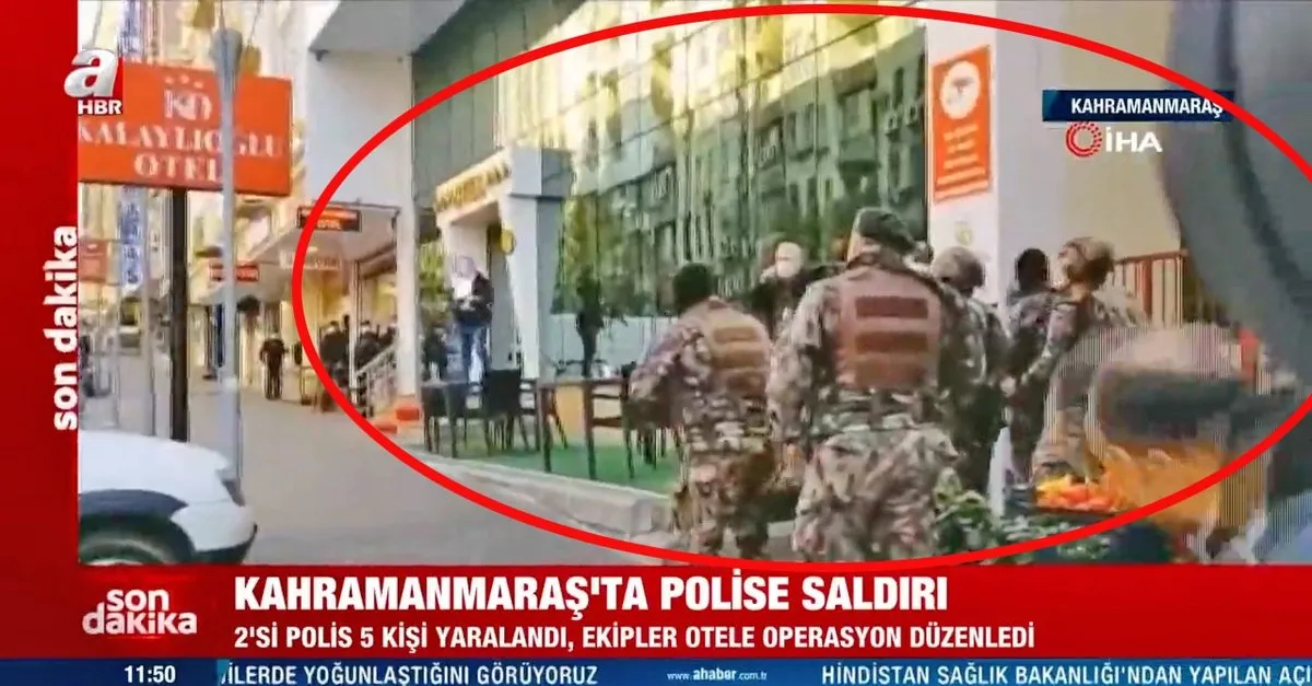Son Dakika Kahramanmaras Ta Polise Silahli Saldiri 2 Si Polis 5 Yarali Operasyon Ani Kamerada Video Videosunu Izle Son Dakika Haberleri
