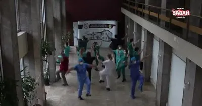 Sağlıkçılardan moral zeybeği | Video