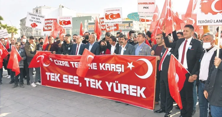 Aşiretlerden teröre lanet mitingi