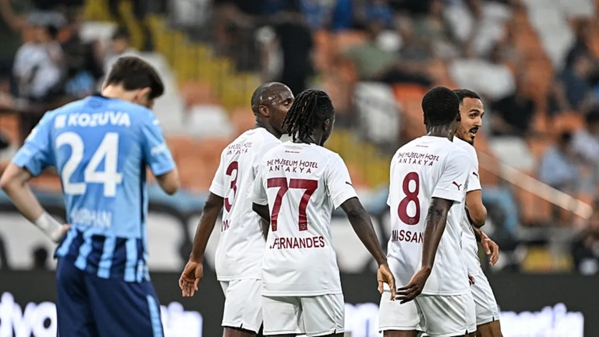 Hatayspor, Adana Demirspor'a gol yağdırdı!