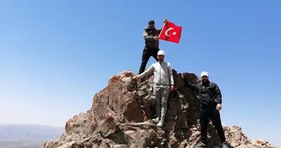 Ağrı'da Kösedağ'a zirve tırmanışı ile 15 Temmuz kutlandı #agri