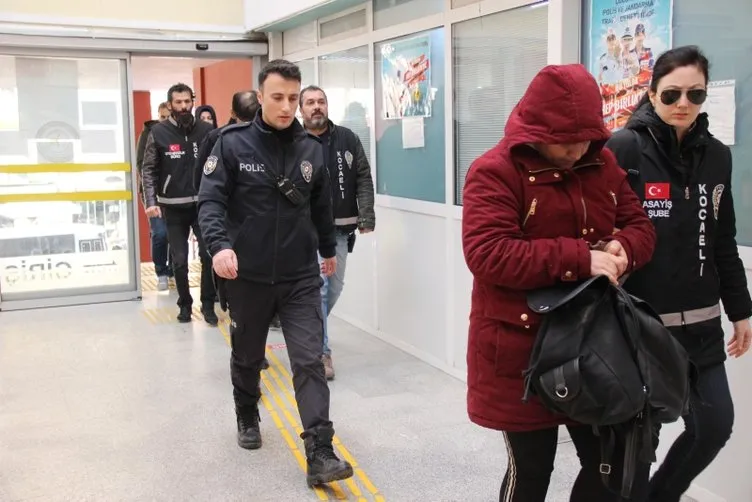 İzmit’te lideri kadın olan fuhuş çetesi çökertildi: 9 gözaltı