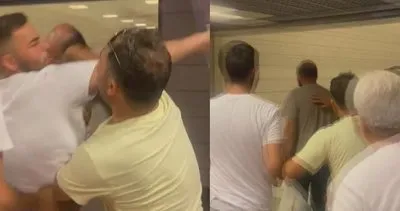 Marmaray ve metroda kadınları görüntüleyen iki kişi yolculardan dayak yedi! O anlar kamerada