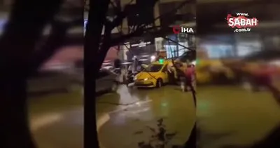 Maltepe’de taksici ile yolcu arasında kavga | Video