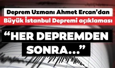 Deprem uzmanı Prof. Dr. Ahmet Ercan’dan İstanbul depremi ile ilgili son dakika açıklaması geldi! “Her depremden sonra...