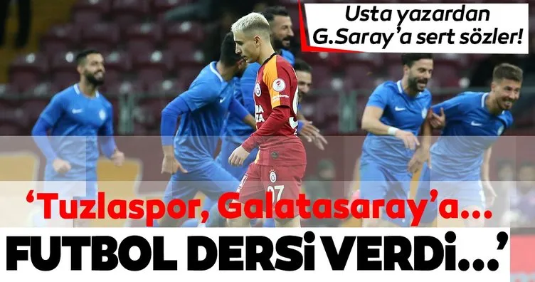 Levent Tüzemen, Galatasaray - Tuzlaspor maçını yorumladı