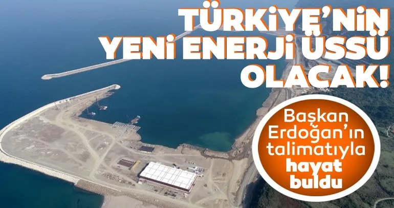 Başkan Erdoğan’ın talimatıyla hayat bulan Filyos Limanı Türkiye’nin yeni enerji üssü olacak