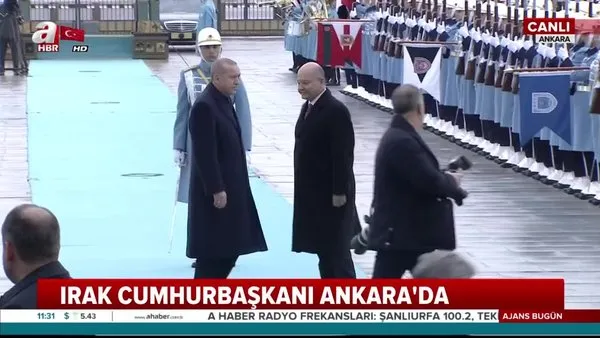 Irak Cumhurbaşkanı Ankara'da