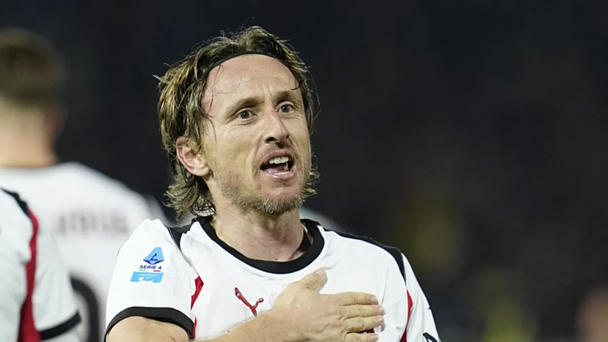 Milan’a galibiyeti Luka Modric getirdi!