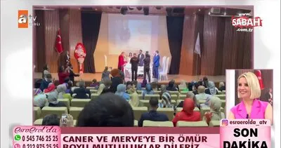 Esra Erol, ‘Gelinim Olur Musun?’ yarışmasıyla tanınan Caner Toygar’ın nikahından ayrıntıları programında paylaştı! | Video