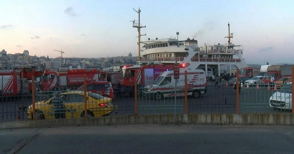 Sirkeci Harem Vapurunda Panik Anlari Son Dakika Haberler