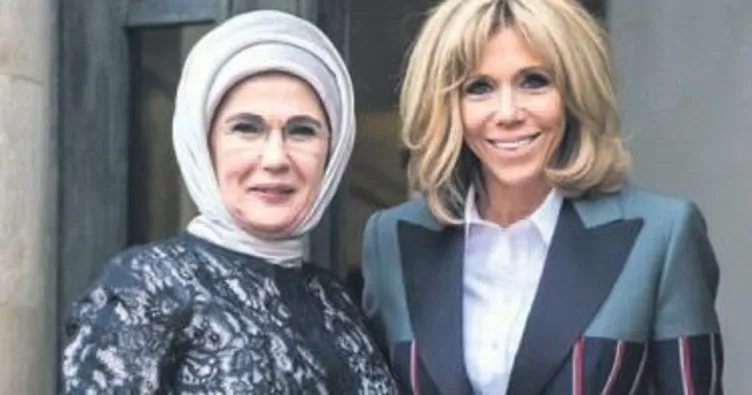 Emine Erdoğan’dan Fransız First Lady’ye davet