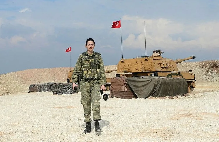 Zeytin Dalının kadın subayları operasyonda birliklerin adeta eli ayağı