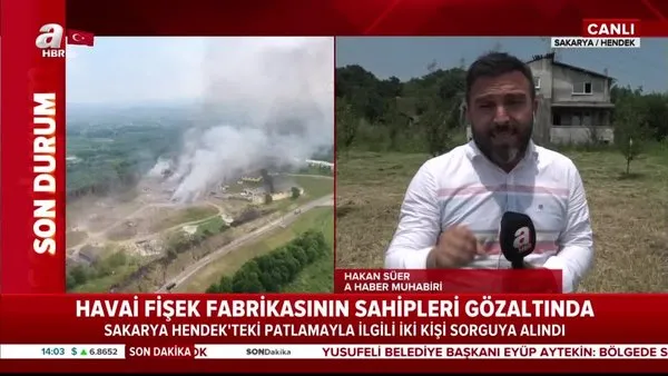 Son dakika: Sakarya'daki havai fişek fabrikasının sahipleri gözaltında! | Video