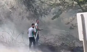 Bursa’da ağaçlık alanda çıkan yangın kontrol altına alındı! #ankara