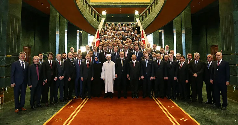 Cumhurbaşkanı Erdoğan il müftülerini kabul etti