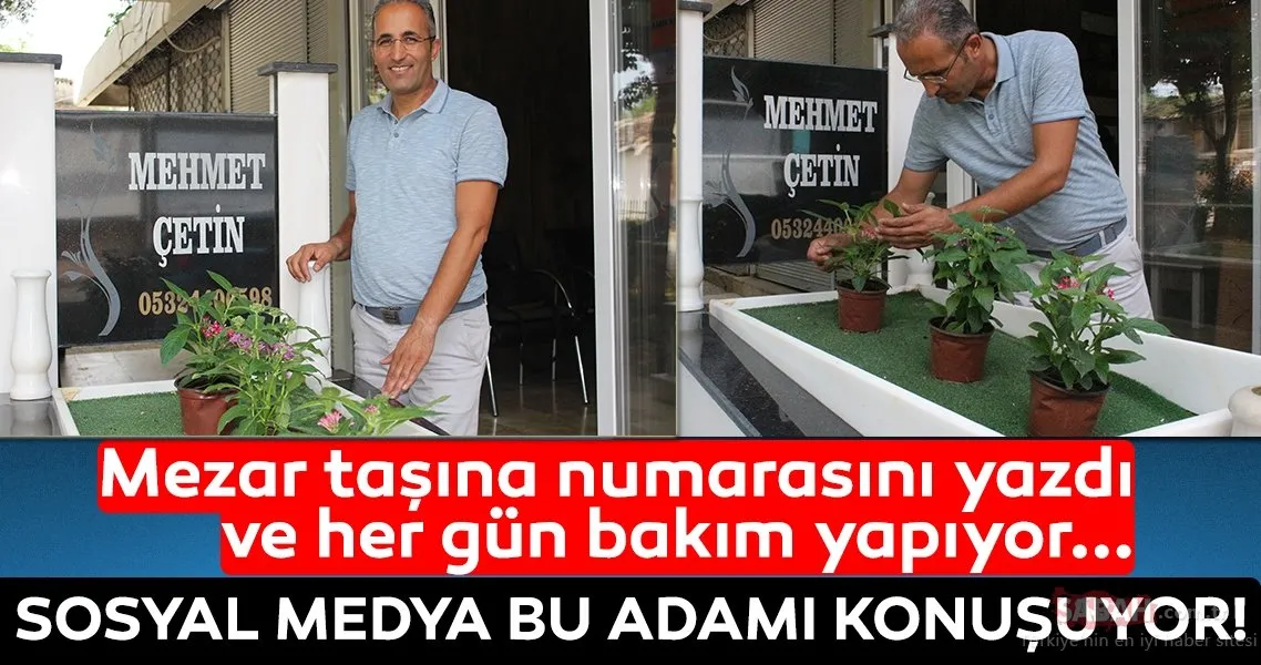 Mezar Tasinin Uzerinde Telefon Numarasini Goren Saskina Donuyor