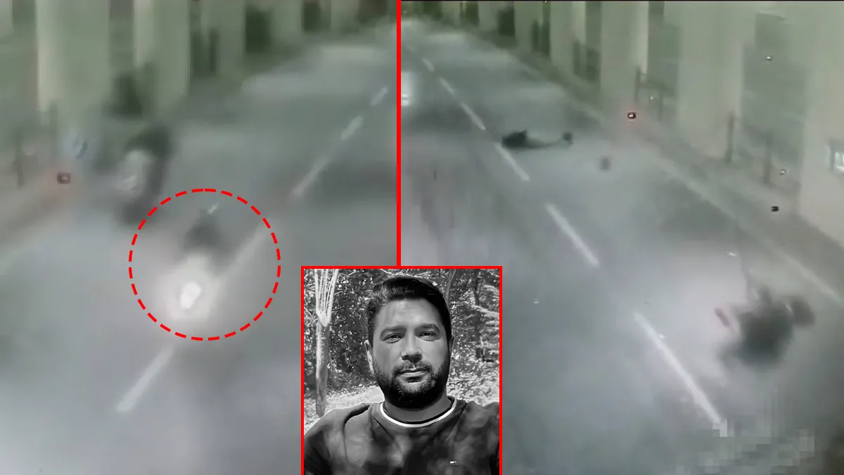 Taksim’de korkunç kaza! Virajı alamayan motosikletli beton duvara ok gibi saplandı: Yürek burkan son anları kameraya böyle yansıdı! Taksim’de korkunç kaza! Virajı alamayan motosikletli beton duvara ok gibi saplandı: Yürek burkan son anları kameraya böyle yansıdı!