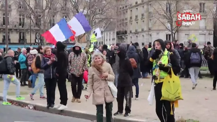 Fransa'da Sarı Yelekliler yeniden sokaklara indi | Video