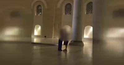 Çamlıca Cami avlusunda çekilen ahlaksız görüntü sosyal medyada büyük tepki topladı | Video