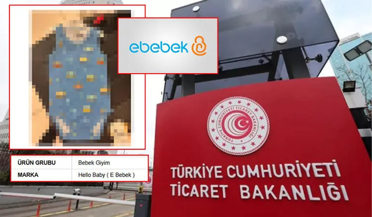 Anne babalar dikkat! Ticaret Bakanlığı açıkladı: ebebek’te satılan o bebek tulumu piyasadan toplatılıyor!