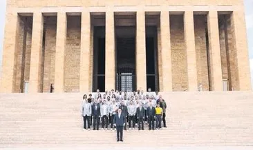 Şampiyonlar Anıtkabir’de #ankara