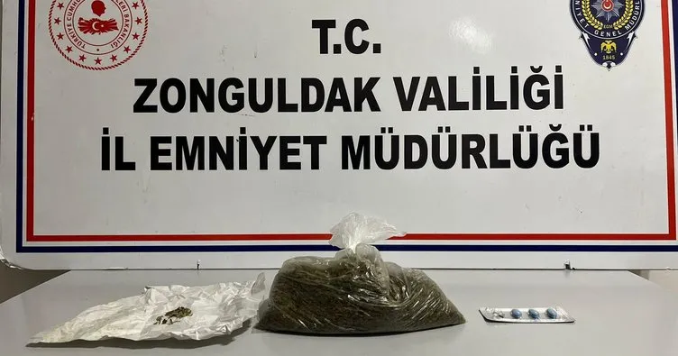 Zonguldak Emniyet Müdürlüğü’nden uyuşturucu operasyonu